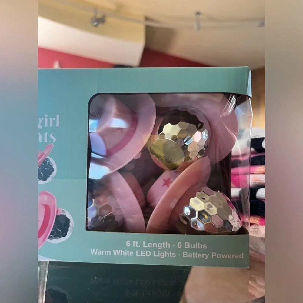🌸Disco Cowgirl String Lights! NWT🌸
